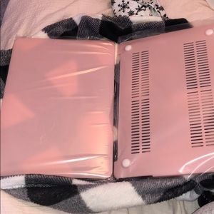 Pink plastic laptop case for MacBook Air